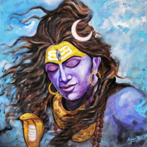 Rudra Shiva [ 24 X 24 inches ]