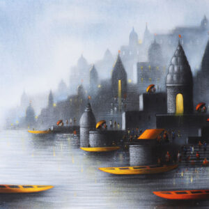 Holy Benaras II [ 24 X 30 inches ]