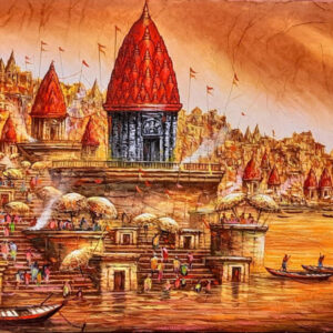 Divine Benaras [ 36 X 60 inches ]