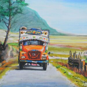 The Indian Road [ 22 X 28 inches ]