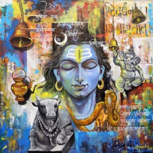 Shiva [ 48 X 48 inches ]