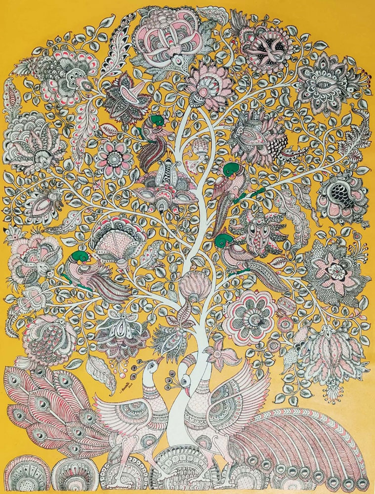 Painting on canvas of Tree of life