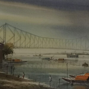 Below the Bridge [ 14 X 16 inches ]