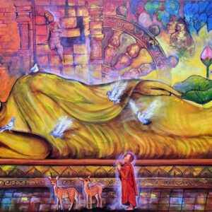 Sleeping Buddha [ 36 X 60 inches ]