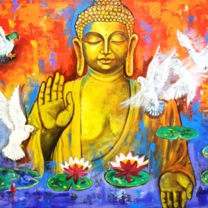 Buddha IV [ 36 X 60 inches ]