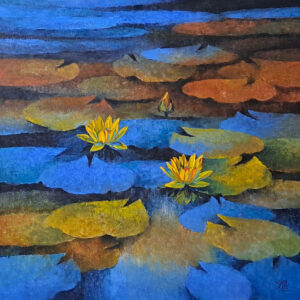 Waterlilies 40 [ 36 X 36 inches ]