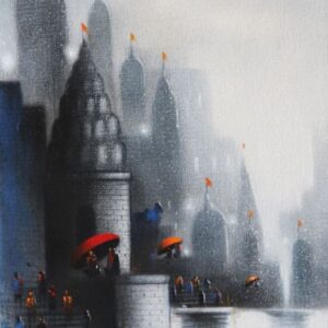 Holy Benaras 5 [ 24 X 12 inches ]