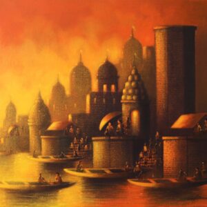 Holy Benaras 7 [ 18 X 21 inches ]