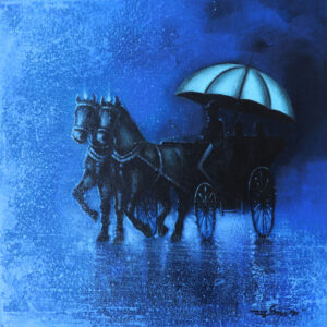 Rhythmic Monsoon Ride 2 [ 12 X 12 inches ]