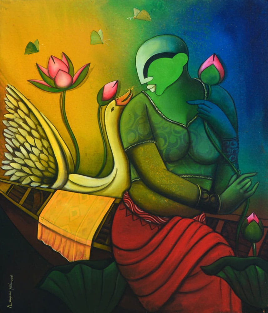 Painting of figurative on canvas