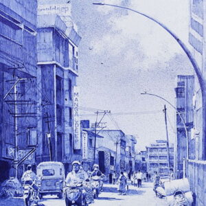 Midday Streets [ 14 X 10 inches ]