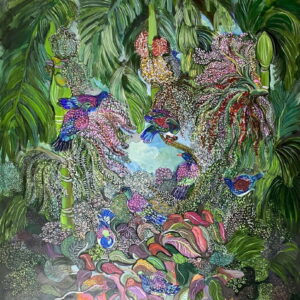 Paradise of Birds [ 58 X 38 inches ]