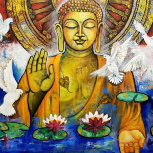 Buddha 5 [ 36 X 60 inches ]