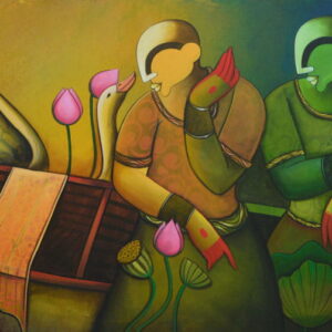 Harmony in Bloom [ 36 X 72 inches ]