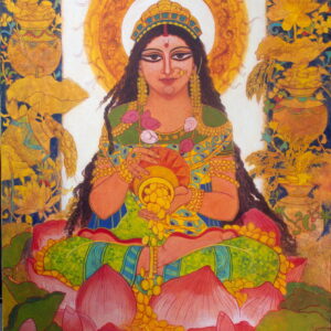 Goddess of Prosperity [ 35 X 29 inches ]