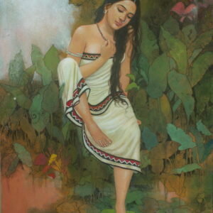 Lone Woman 3 [ 30 X 24 inches ]