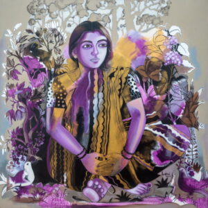 Spring – Figurative Painting [ 48 X 48 inches ]
